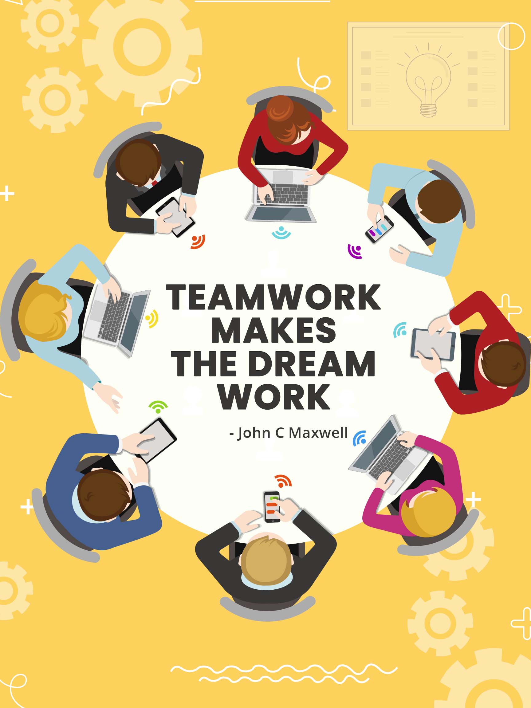 essay on team work makes dream work